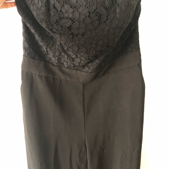 Black strapless jumpsuit - Picture 3 of 4